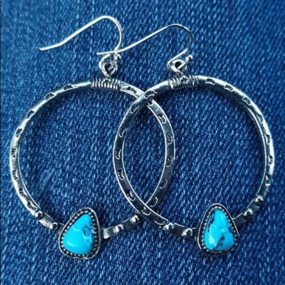 Silver Hoop Earrings
